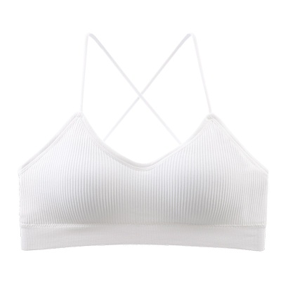 夏薄美背裹胸女轻薄无痕抹胸内衣无钢圈性感吊带背心设计吊带少女