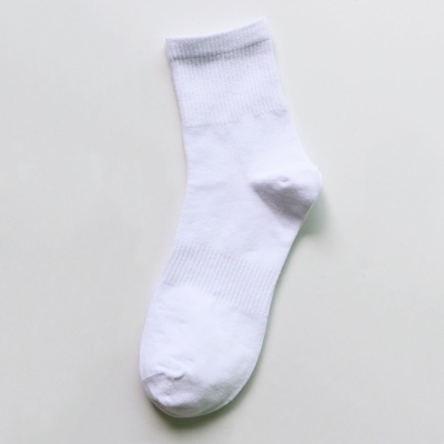 现货运动袜 黑白经典精梳棉男女短袜吸汗透气户外跑步袜厂家直销