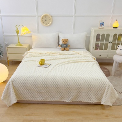 金龟绒毛毯法兰绒毯子午睡毯办公室加厚珊瑚绒盖毯空调毯绒毯批发