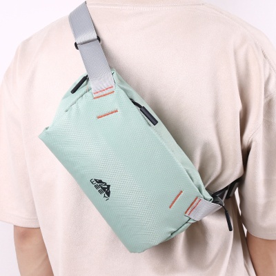 跨境新款户外运动休闲旅行单肩斜挎包防水腰包 可定制设计