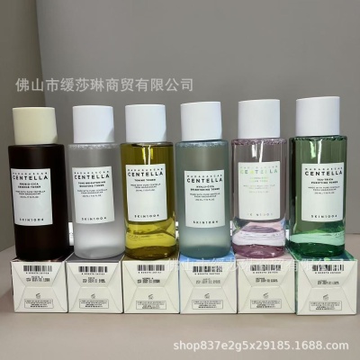 跨境SKIN1004积雪草益生菌玫瑰盐焕白茶树透明质新品爽肤水210ml