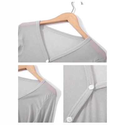 宽松针织防晒开衫女2025新款夏季吊带外搭薄款空调衫镂空薄纱外套