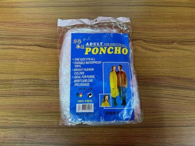 厂家直售景区旅游户外漂流骑行加厚便携成人四合纽扣PE一次性雨衣