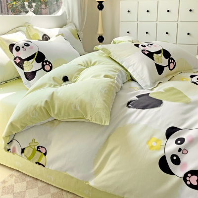 四件套定制 全棉纯棉套件床笠款四件套来图定制迅速出样 量大从优