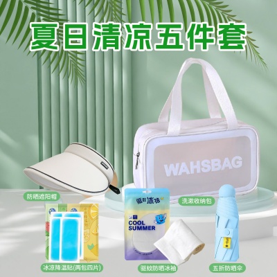夏日防暑降温包套装礼品公司送员工福利夏季清凉礼包夏季伴手礼