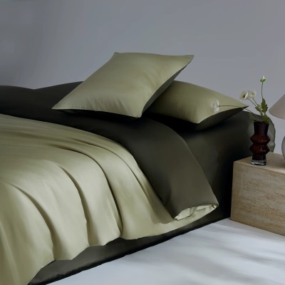 100支新疆长绒棉全棉纯棉三件套轻奢床品床单床笠被套床上四件套