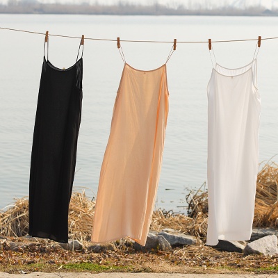 2024新款夏季60支薄棉吊带打底吊带裙中长款连衣裙内搭衬裙a细绳