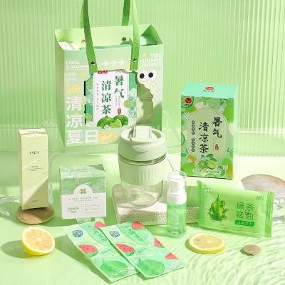 夏季防暑套装清凉降温伴手礼送客户员工入职实用小礼品福利毕业礼