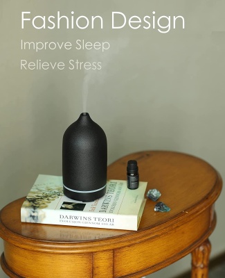 100ML陶瓷香薰机超声波香氛机静音香薰加湿器aroma diffuser