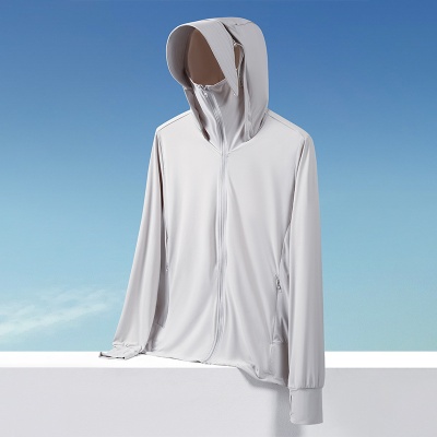 冰丝防晒衣男夏季防晒服钓鱼胖子宽松加肥加大大码男装200-300斤